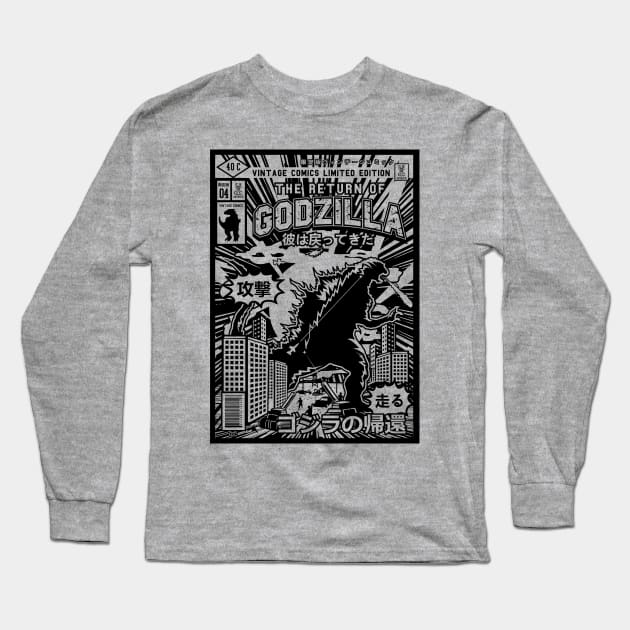 The monster is coming back Long Sleeve T-Shirt by Superfunky